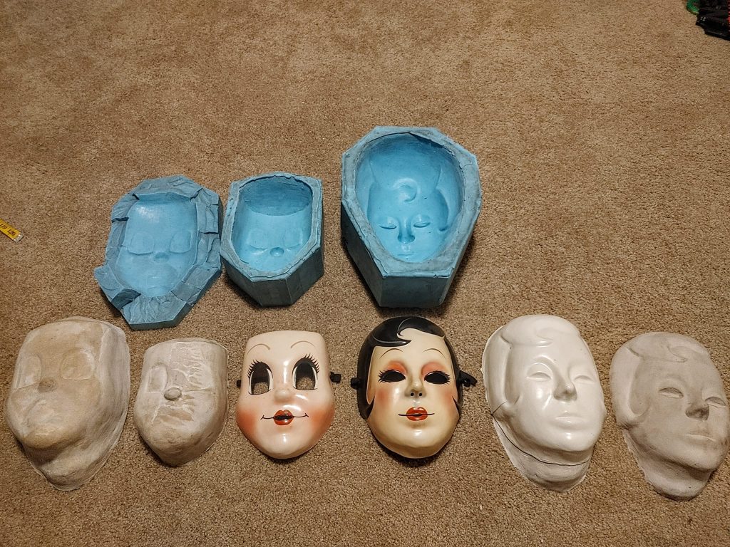 Dollface and Pin-Up Girl Molds, Bucks and Production Masks