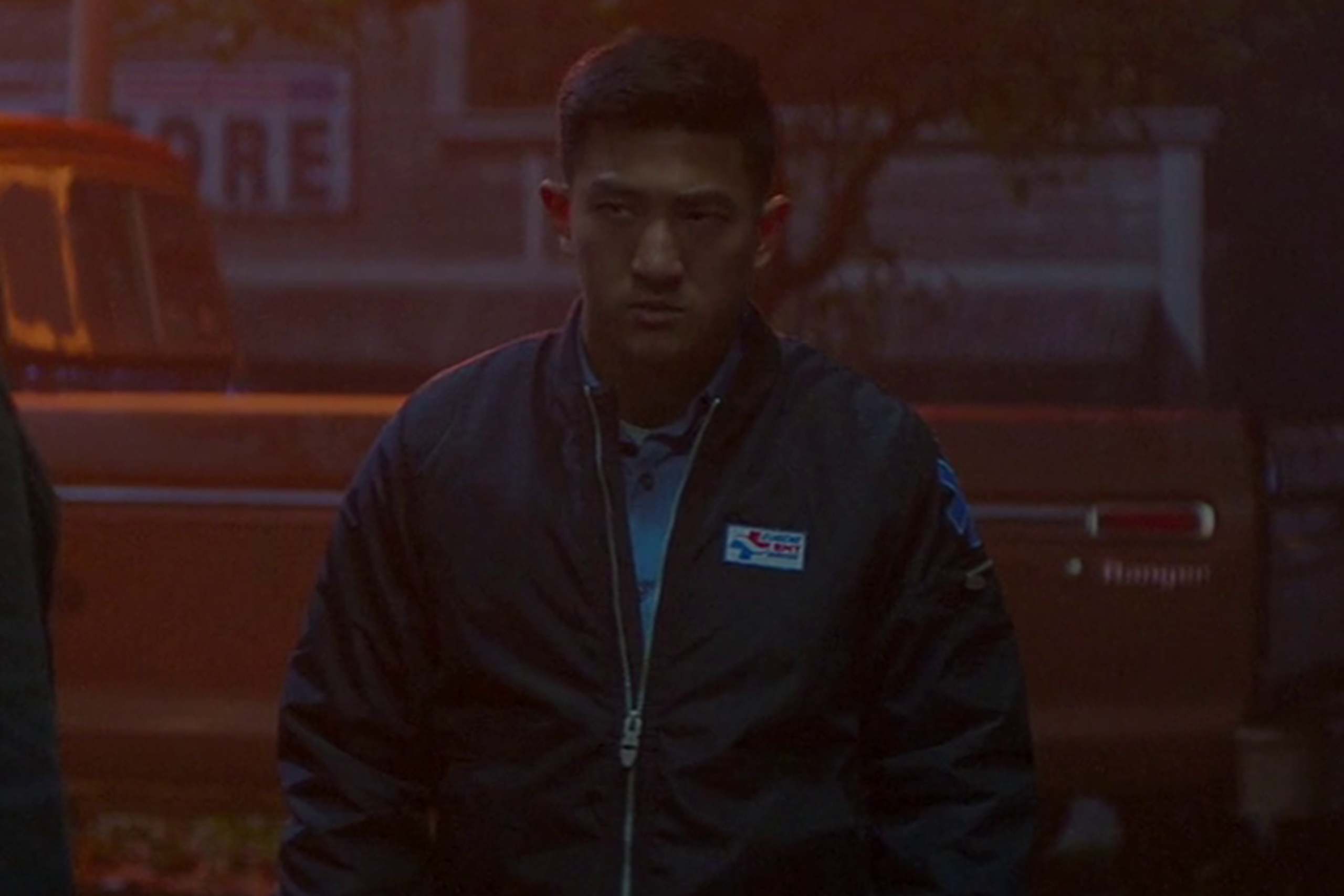 Brian Law as the EMT Driver in The Strangers: Chapter 2